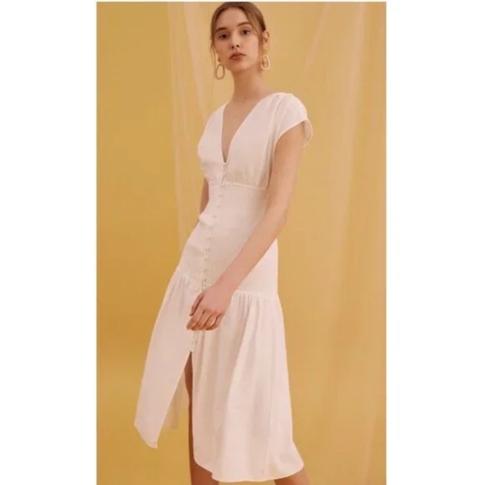 Keepsake The Label White Midi Dress